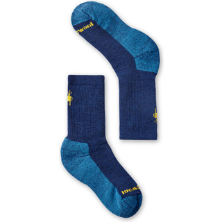 Smartwool Kids' Hike Full Cushion Crew Socks Alpine Blue, 33-36