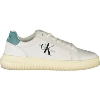 Calvin Klein Sleek White Sneakers with Eco-Conscious Design