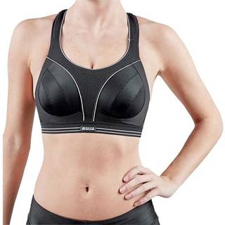 Shock Absorber Ultimate Run Bra 65D - Komfortabel sportsbh til løb i sort med optimal støtte