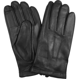 Amanda Christensen Lined Leather Gloves Black