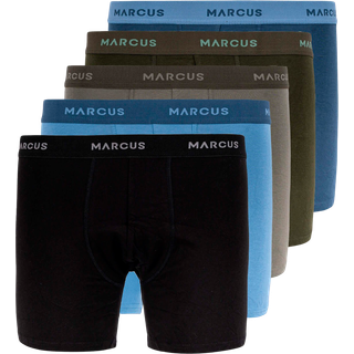 Marcus - Roxy mix tights 5 pak i blå/grøn - Herre - Medium