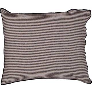 Gripsholm Pudebetræk Flannel Black Stripe 50x90 cm