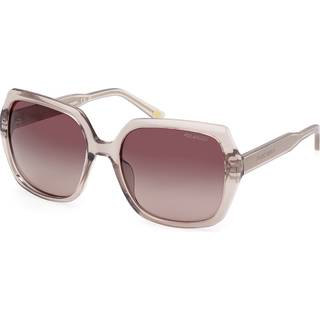 Skechers SE00034 Polarized 57H 56 Solbriller Kvinder Brun - Transparent Beige Brown - 56mm