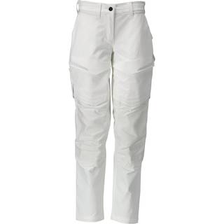 MASCOT CUSTOMIZED arbejdsbukser med knælommer, hvid - 82C38