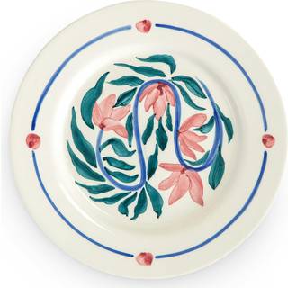Mateus Flowers Tallerken Water Lilies 28 Cm - Middagstallerkner Keramik Off-White - MSBF25CE