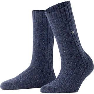 Burlington Tweed Tales Wool Sock - Navy-2 - Str 36/41