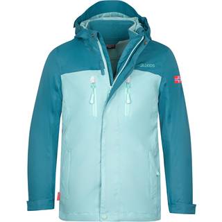 Trollkids Girl's Bryggen 3in1 Jacket 3 i 1-jakke Børn størrelse 152 farve turkis/blå