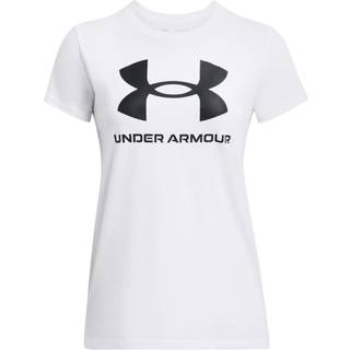 Under Armour Rival Logo Women's Short Sleeve White / Black XXL