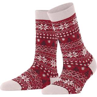 Falke Country Calling Women Wool Sock - Pink Pattern - Str 39/42