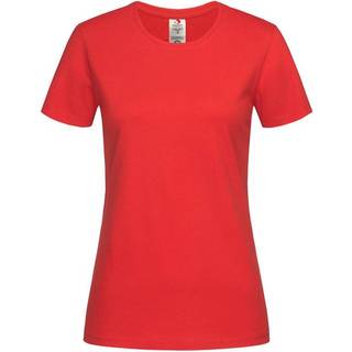 Stedman Classic T Organic Women Crew Neck - Red - Large