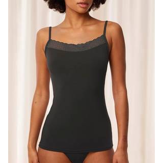 Triumph Feel of Modal Spaghetti top, sort, Størrelse: L, Dame