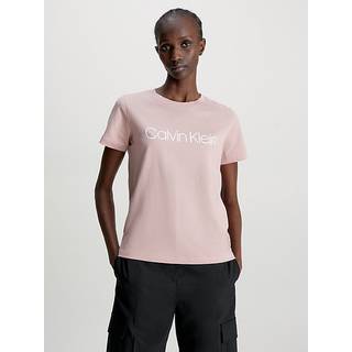 Organic Cotton Logo T-shirt - Calvin Klein - Pink - Women - XXS - Pink - XXS