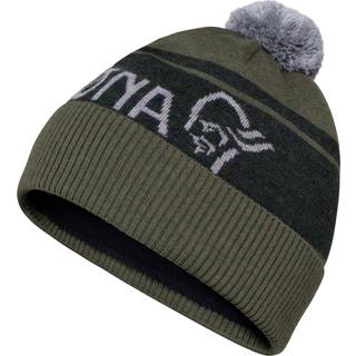 /29 Heavy Merinoull Logo Beanie Olive Night Melange (One Size)