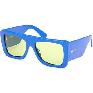Emilio Pucci Kvinde EP0230 90N Solbriller Acetat Blå Grøn Firkantet Normal