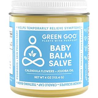 Grön goo baby balsam organisk mild fuktgivande och lugnande baby lotion hjälper till att lindra hudirritationer 4 oz burk