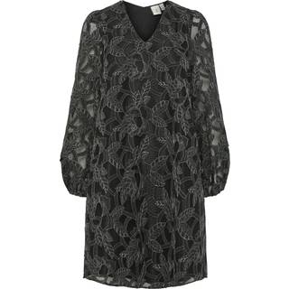 YAS - Yassigga Ls Dress - 4624104 Black Silver Stitch