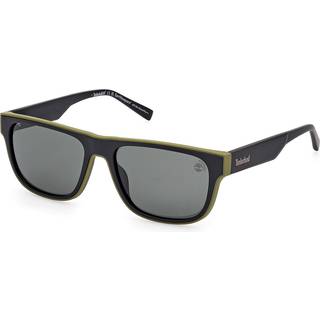 Timberland Mand TB00025 02R Solbriller Injiceret Sort Grøn Firkantet Polariseret