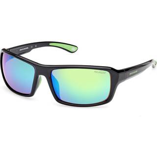 Skechers SE6289 Polarized 01R 61 Solbriller Mænd Black - Shiny Black - 61mm