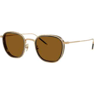 Oliver Peoples OV1321ST TK-9 Sun 526453 48 Solbriller Mænd Guld - 18k Gold Plated - 48mm
