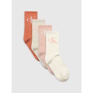 4 Pack Crew Socks Gift Set - Pink - One Size