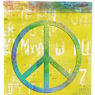 """"Caroline's Treasures SB3101GF Artsy Peace Flag Small Multicolor""""