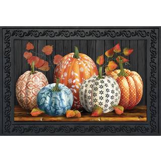 Briarwood Lane Elegant Pumpkins Doormat 30 """" X 18 """" Indendørs udendørs