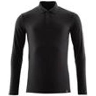 MASCOT CROSSOVER poloshirt, langærmet, dyb sort - M