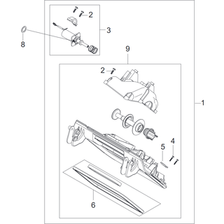 Nilfisk Hatch Door Frame w. Sealing IC