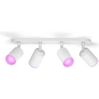 Philips Hue Fugato plate/spiral hvid 4x4.2W - Spot - White Color Ambience