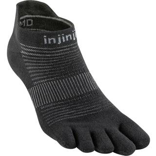 Injinji Men's Run Original Weight No-Show Black, M