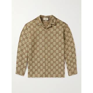 Gucci Maxi GG jacquard canvas shirt - beige - EU 38