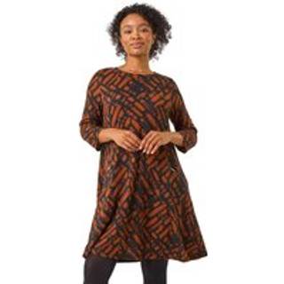 Roman Petite Zip Detail Abstrakt KjoleEU 46 (UK 18)