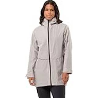 Jack Wolfskin Women's Mainkai Long Jacket Sea Shell, XL