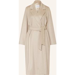 Max Mara Fornovo cashmere wrap coat - beige - XL