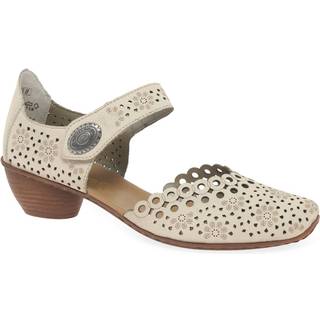 Rieker Rieker Dame Cream Hook & Loop Sko