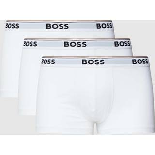 BOSS 3-pak Cotton Stretch Trunks - White - Large * Kampagne *