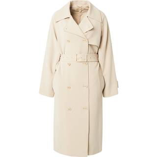 MK Textured Crepe Trench Coat - Natural - Michael Kors
