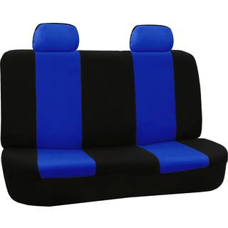 FH Group Car Seat Cover Bags?det d?kning til bags?det klud - universel pasform til biler med solid b?nk bl? bil s?de beskytter til hunde og b?rn
