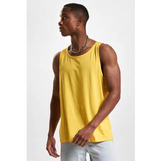 Build Your Brand Basic BYBB011 Basic Tank Taxi Yellow XL
