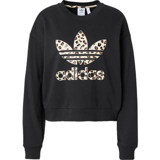 Leopard Sweatshirt - Black - M