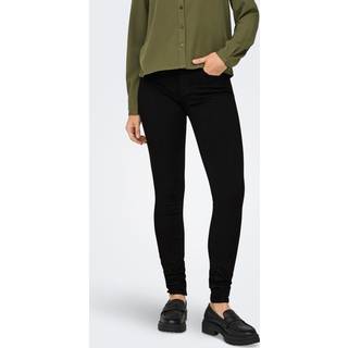 Blush Mid Skinny Jeans, Black Denim, XS/L32