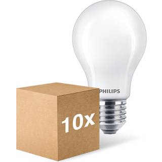 Fordelspakke 10x Philips Corepro LED Pære E27 Pære Matt 10.5W 1521lm - 830 Varm Hvid | Erstatter 100W