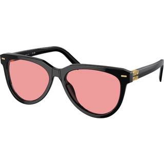 Miu Miu MU12ZSF Asian Fit 16K1D0 56 Solbriller Kvinder Black - Black - 56mm