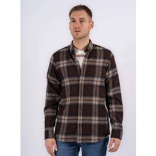 Marcus Christobal Herre Skjorte - Ultra Dark Brown - M