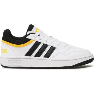 Hoops sko - Cloud White / Core Black / Bold Gold - 38
