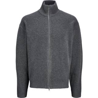 Ensfarvet Cardigan