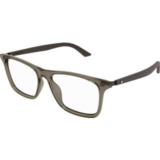 Montblanc Mand Montblanc MB0359O 003 Optiske stel Acetat Grå Transparent Firkantet