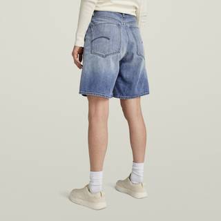 Barrel Loose Shorts - Medium blue - Women