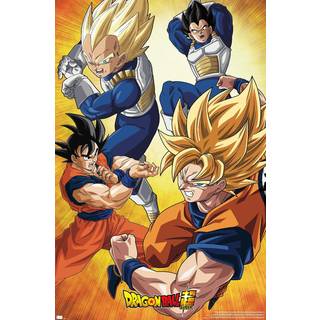 Trends International Dragon Ball Super - Orange Wall Plakat 22.375 """" X 34 """" Premium Unframed Version