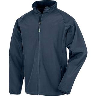 Result Genuine Recycled RT901 Men´s Recycled 2-Layer Printable Softshell Jacket Navy S